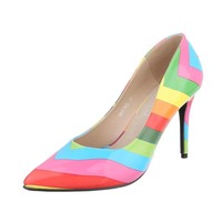 Damen Pumps - Regenbogen