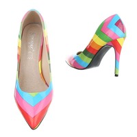 Damen Pumps - Regenbogen