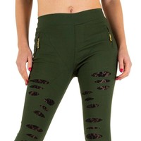 Damen Hose von Best Fashion - green