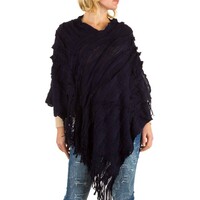 Damen Strickjacke von Best Fashion Gr. one size - DK.blue