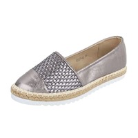 Damen Espadrilles - gunmetal