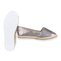 Damen Espadrilles - gunmetal