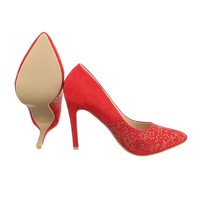 Damen High Heels - red