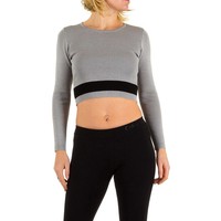 Damen Pullover Gr. one size - grey