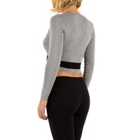 Damen Pullover Gr. one size - grey