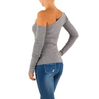 Damen Pullover von Moewy Gr. one size - grey