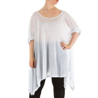 Damen Tunika Gr. one size - white