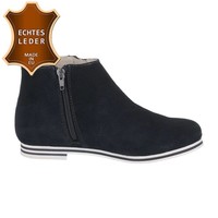 Damen Leder Stiefeletten - grey