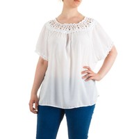 Damen Bluse Gr. one size - white