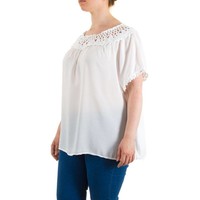 Damen Bluse Gr. one size - white
