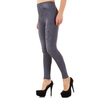 Damen Leggings von Best Fashion Gr. one size - grey