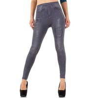Damen Leggings von Best Fashion Gr. one size - grey