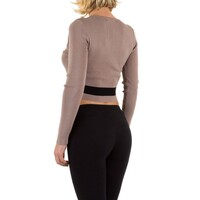 Damen Pullover Gr. one size - beige