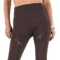 Damen Leggings von Best Fashion Gr. one size - taupe