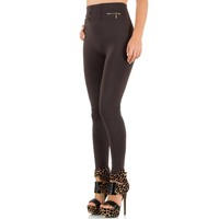 Damen Leggings von Best Fashion Gr. one size - brown