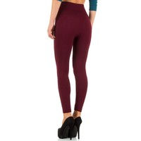 Damen Leggings von Best Fashion Gr. one size - wine