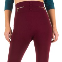 Damen Leggings von Best Fashion Gr. one size - wine