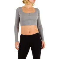 Damen Strickjacke Gr. one size - grey