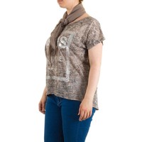 Damen Bluse Gr. one size - brown