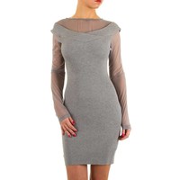 Damen Kleid von Moewy Gr. one size - grey