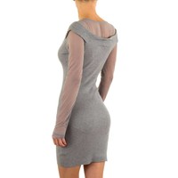 Damen Kleid von Moewy Gr. one size - grey