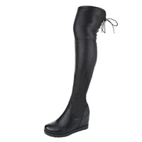 Damen Overknee Stiefel - black
