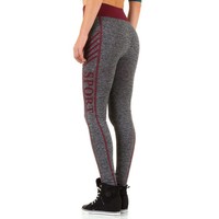 Dames legging van Best Fashion Gr. één maat - bordeaux