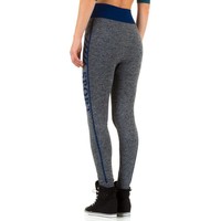 Damen Leggings von Best Fashion Gr. one size - blue