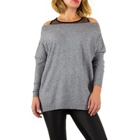 Damen Pullover von Moewy Gr. one size - grey