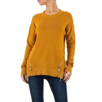 Damen Pullover von Moewy Gr. one size - camel