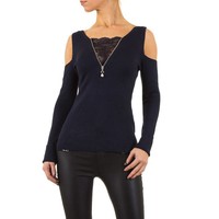 Damen Pullover von Moewy Gr. one size - DK.blue