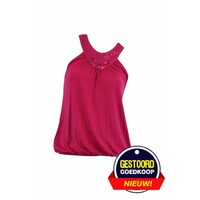 Top met pailletjes fuchsia
