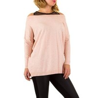 Damen Pullover von Moewy Gr. one size - rose