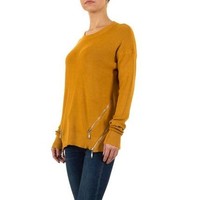 Damen Pullover von Moewy Gr. one size - camel