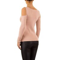 Damen Pullover von Moewy Gr. one size - rose