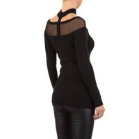 Damen Pullover von Moewy Gr. one size - black