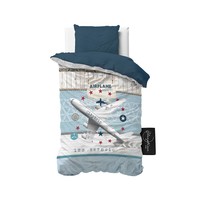 Dekbedovertrek Airplane 713 blauw