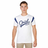Männer T-Shirt von der Universität Oxford ORIEL-VARSITY-MM weiß