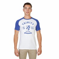 Männer T-Shirt von der Universität Oxford TRINITY-RAGLAN-MM - weiß / blau