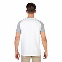 Männer T-Shirt von der Universität Oxford MAGDALEN-RAGLAN-MM - weiß / grau