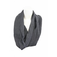 Damen Schal grau gewebt