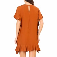 Dames Jurk van Annarita N - camel
