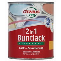 Zijdeglans - 2in1 verf - saffraangeel 750 ml