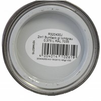 Hoogglans 2 in 1 verf - lichtgrijs - 375 ml