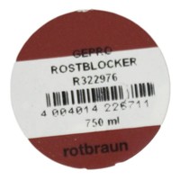 Grondverf - anti roest - roodbruin - 750 ml