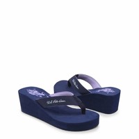 Damen Flippers von US Polo - blau