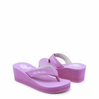 Damen Slipper von US Polo - pink