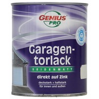Garagentorfarbe satiniert, Farbe weiß RAL 9010, 750ML