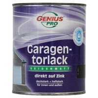 Garagentorfarbe satin, Farbe schwarz RAL 9005, 750ML