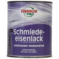 Schmiedeeisenfarbe, Farbe anthrazit, 750ML